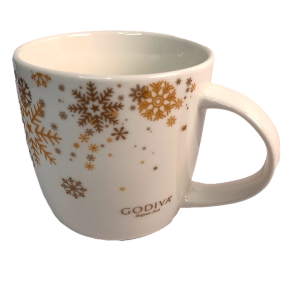 Godiva Snowflake Mug